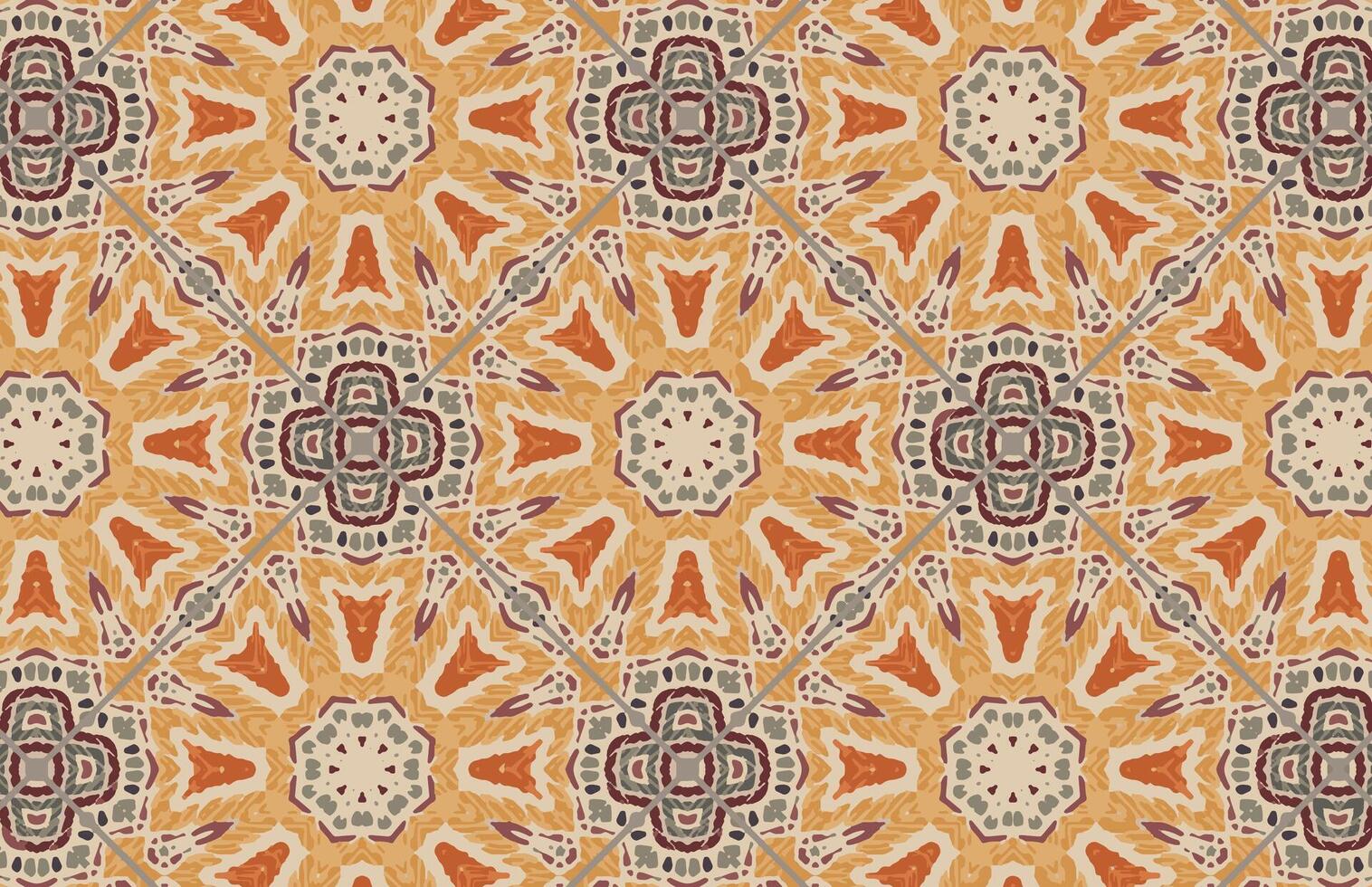 Multicolor decorative grunge fabric  pattern vector
