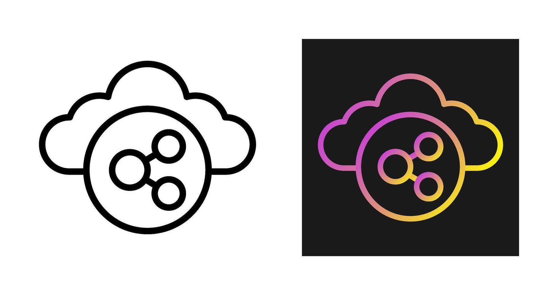 Cloud Computing Vector Icon