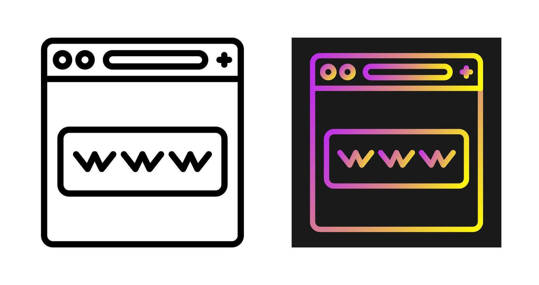 World Wide Web Vector Icon