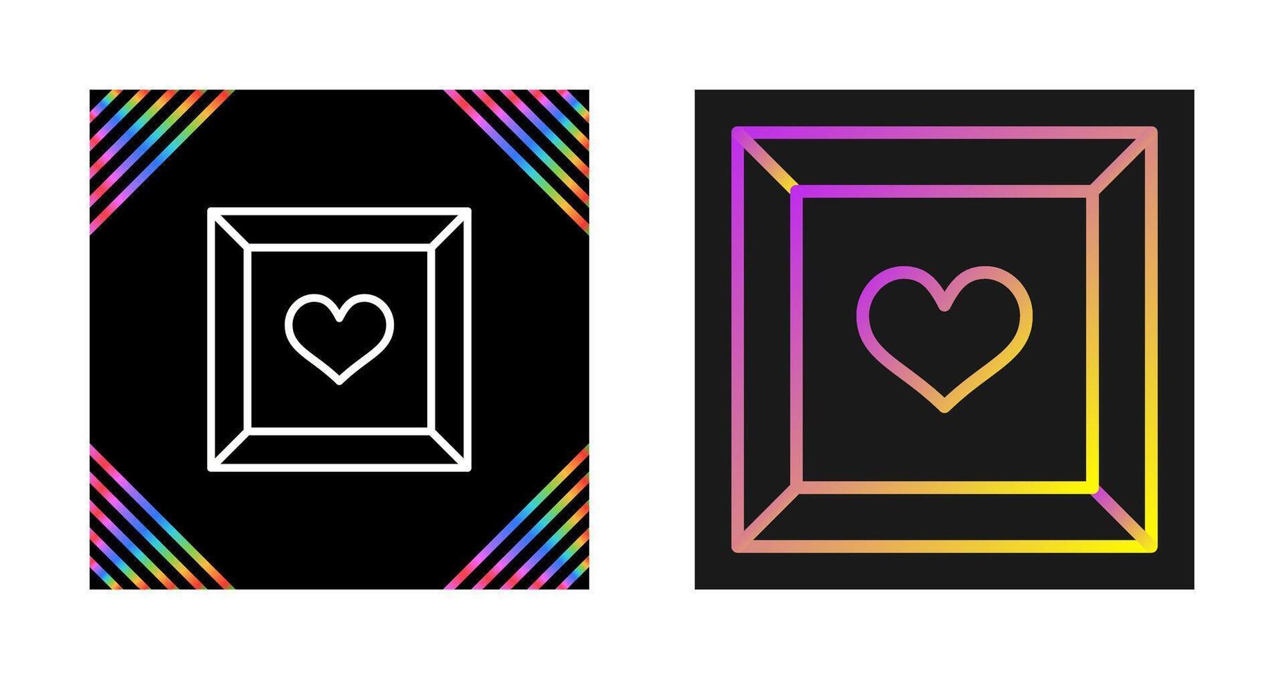 Romantic Jewelry Box Vector Icon