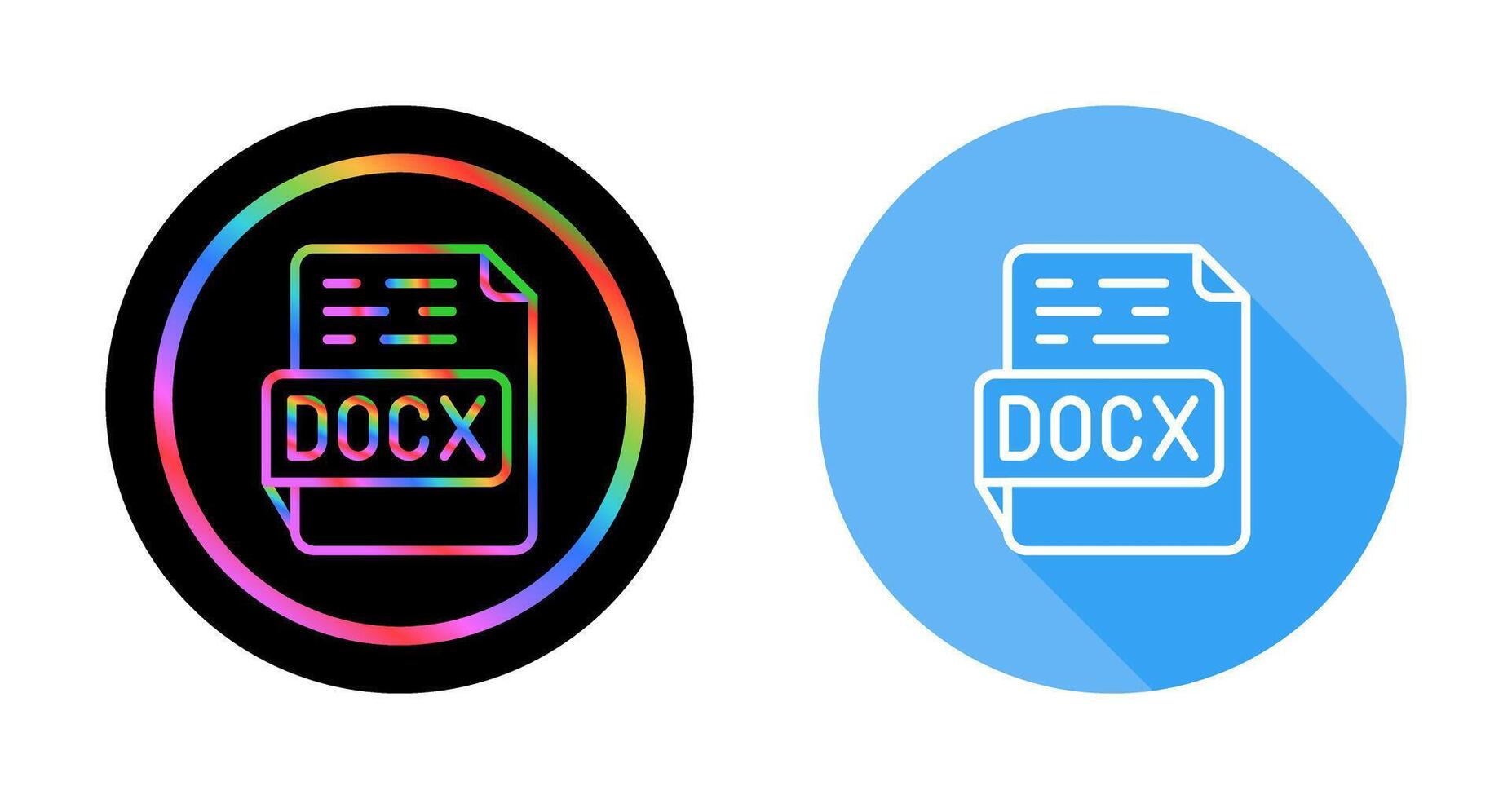 icono de vector docx