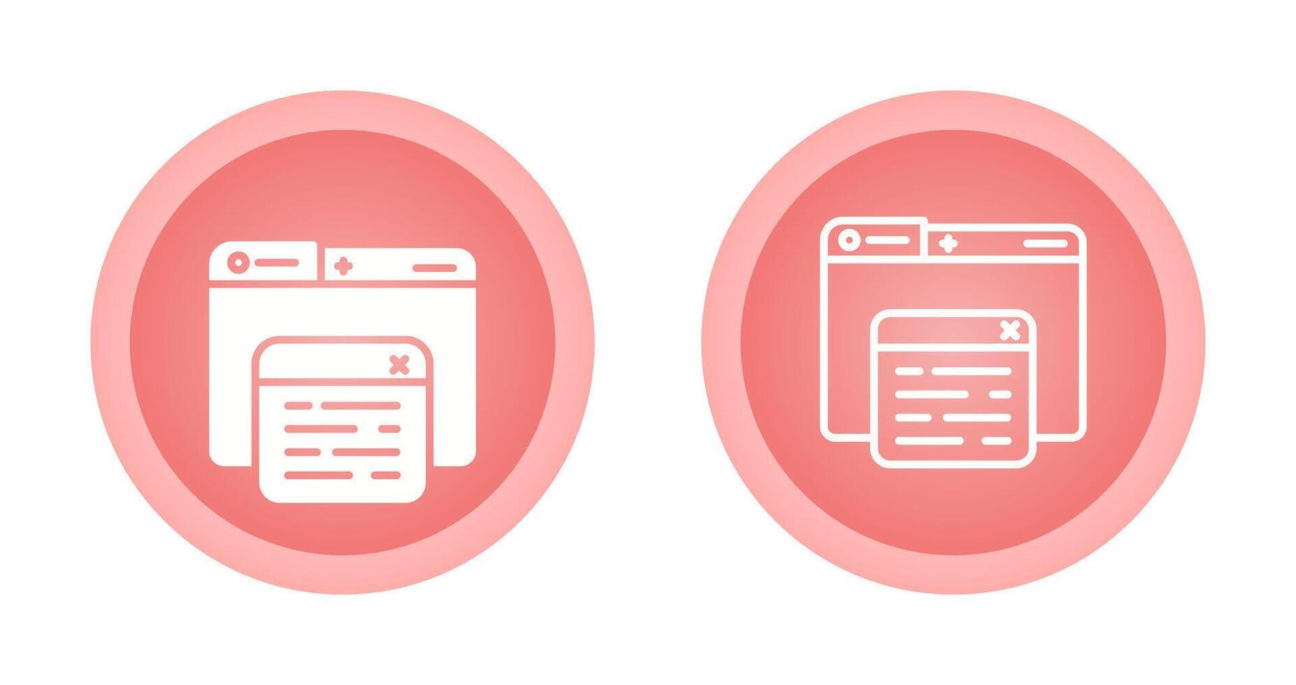 Pop Up Vector Icon