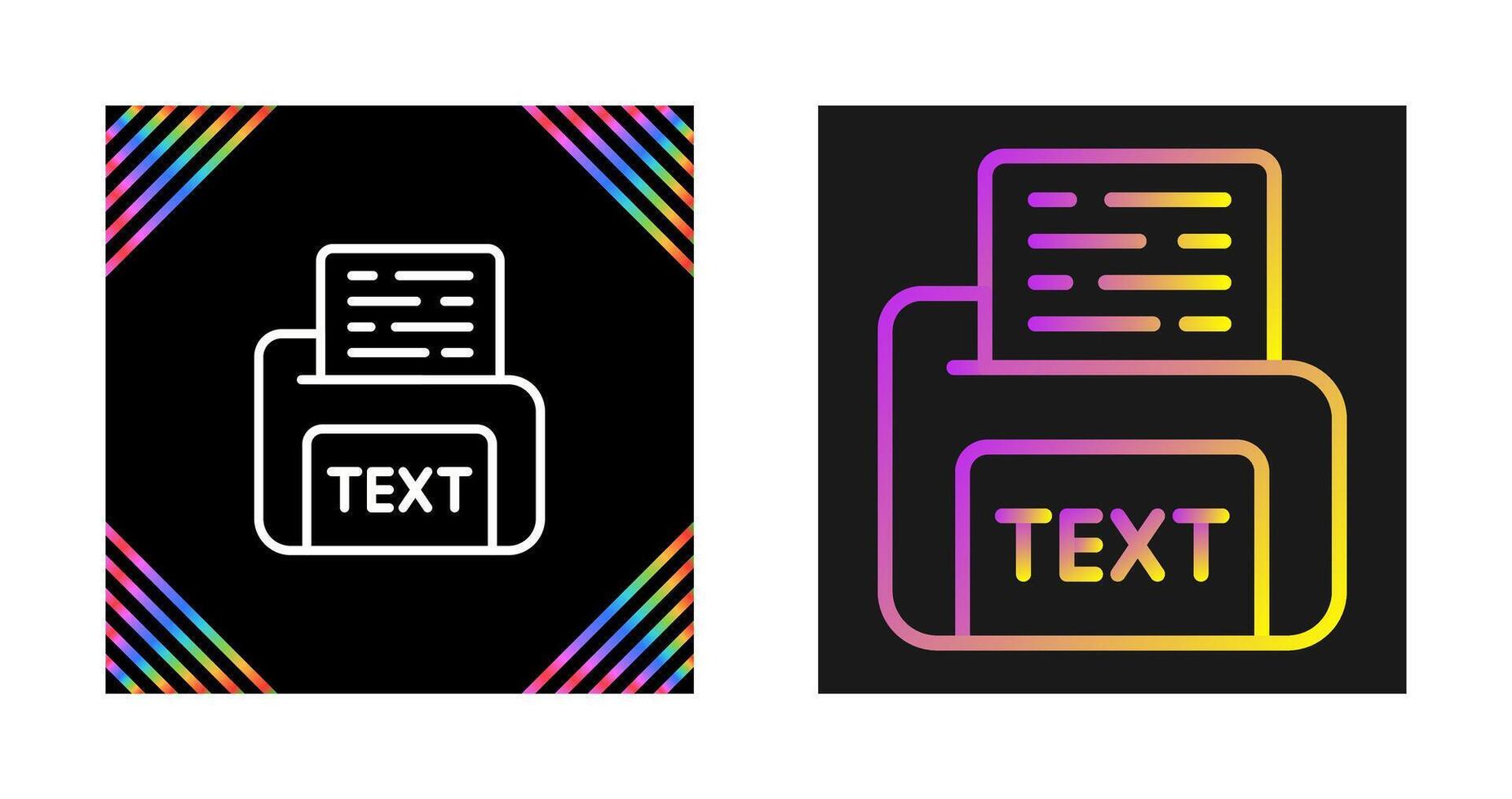 Text File Vector Icon