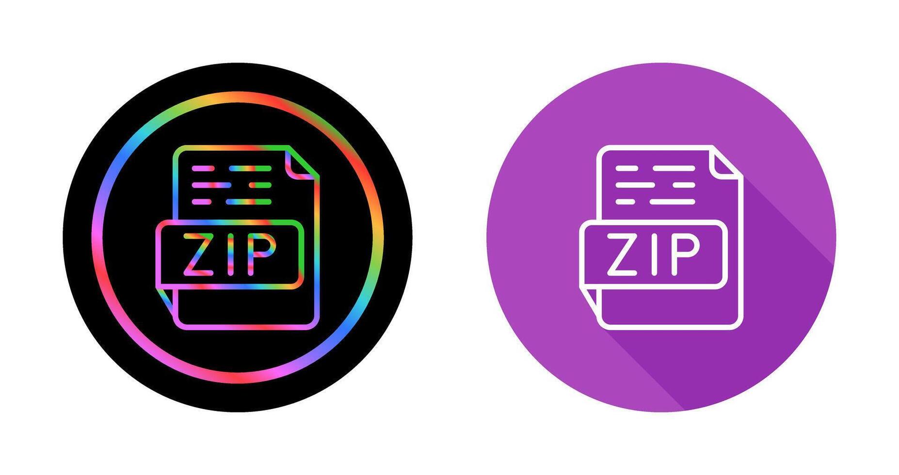 ZIP Vector Icon