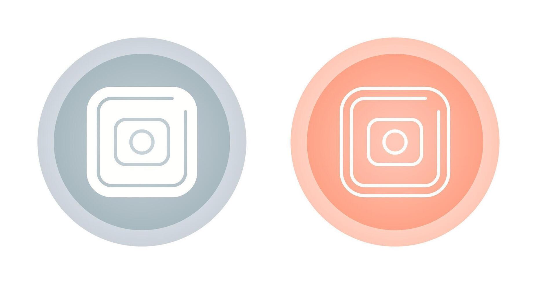 Record Square Vector Icon