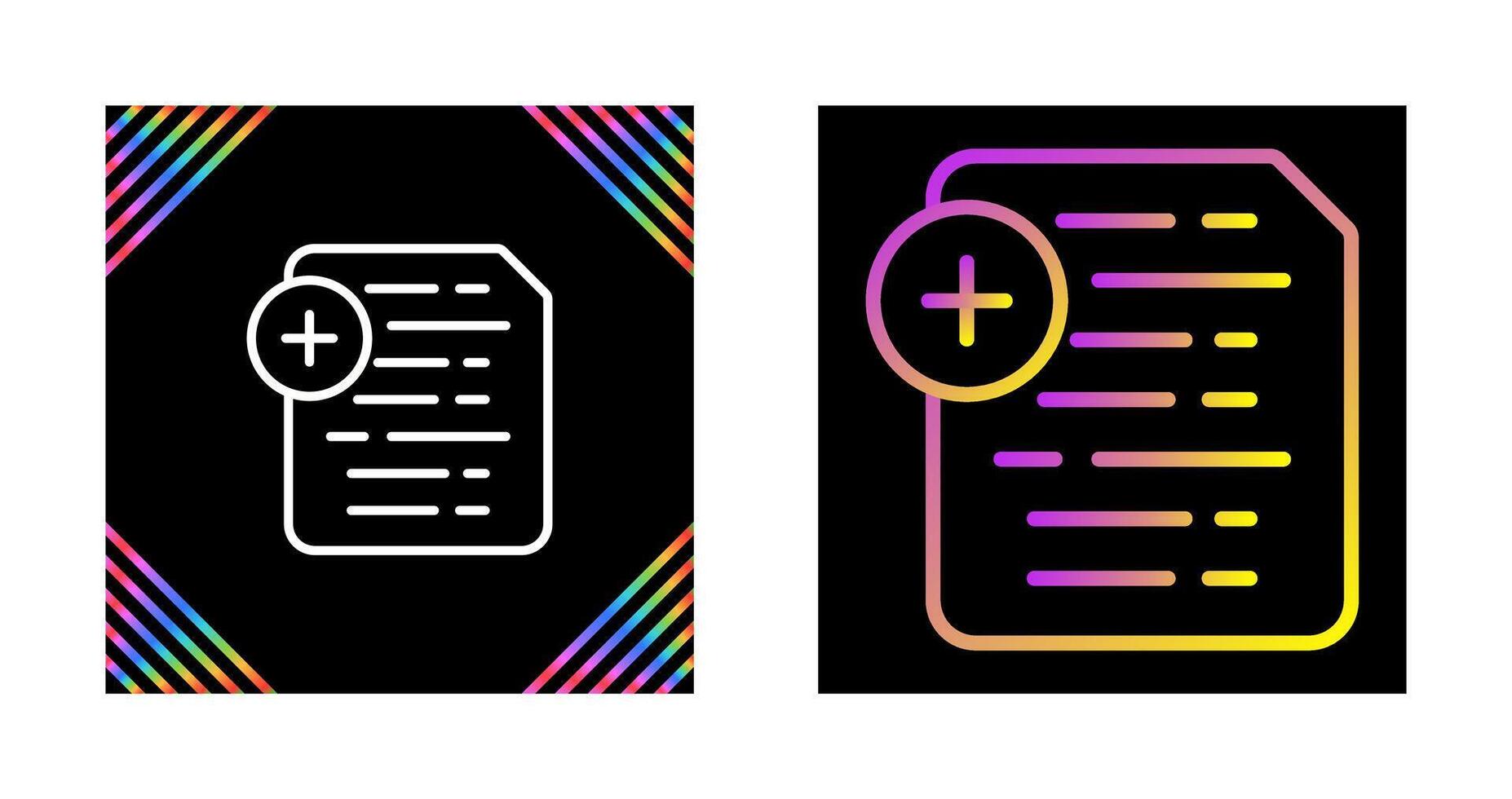 Document Insert Icon Vector Icon