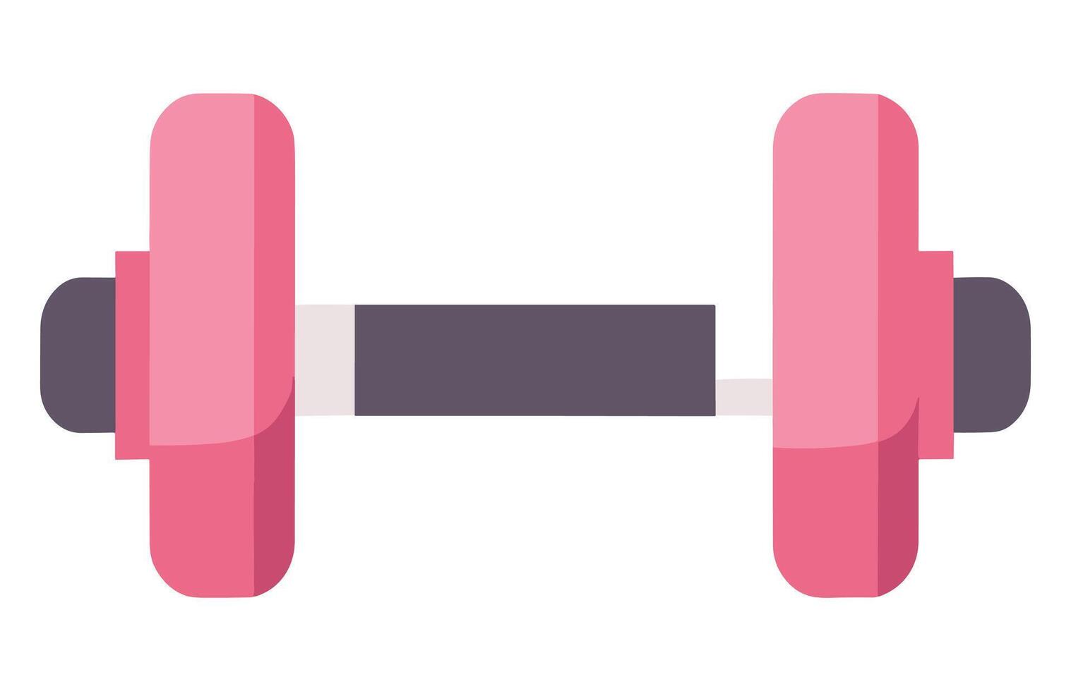 Flat Dumbbell Icon, Gym Fitness elements vector illustration.