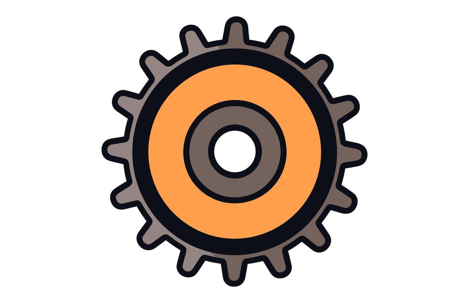 Gear wheel icon set. Gear Wheel vector illustration.