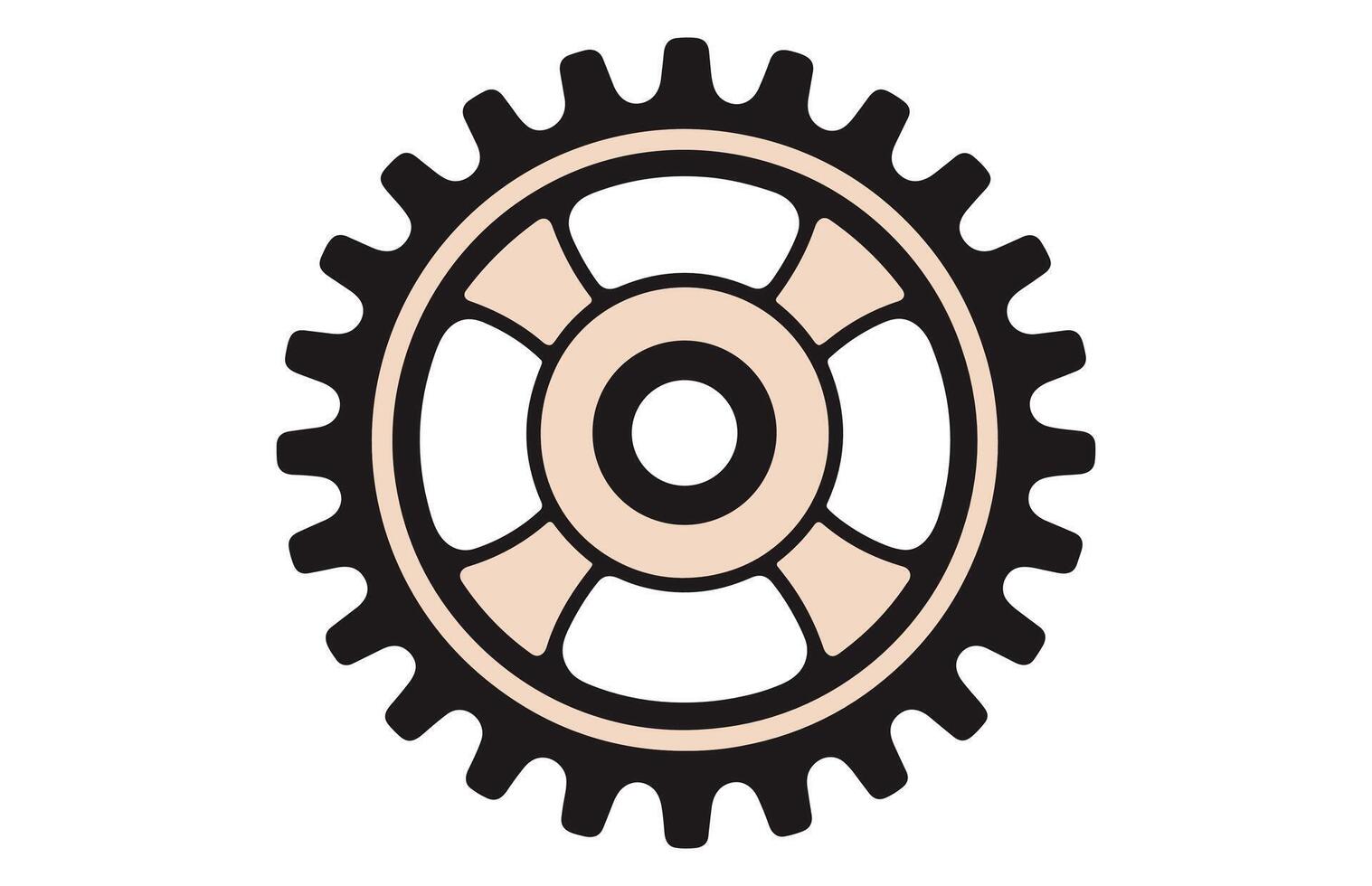 Gear wheel icon set. Gear Wheel vector illustration. 38445077 Vector