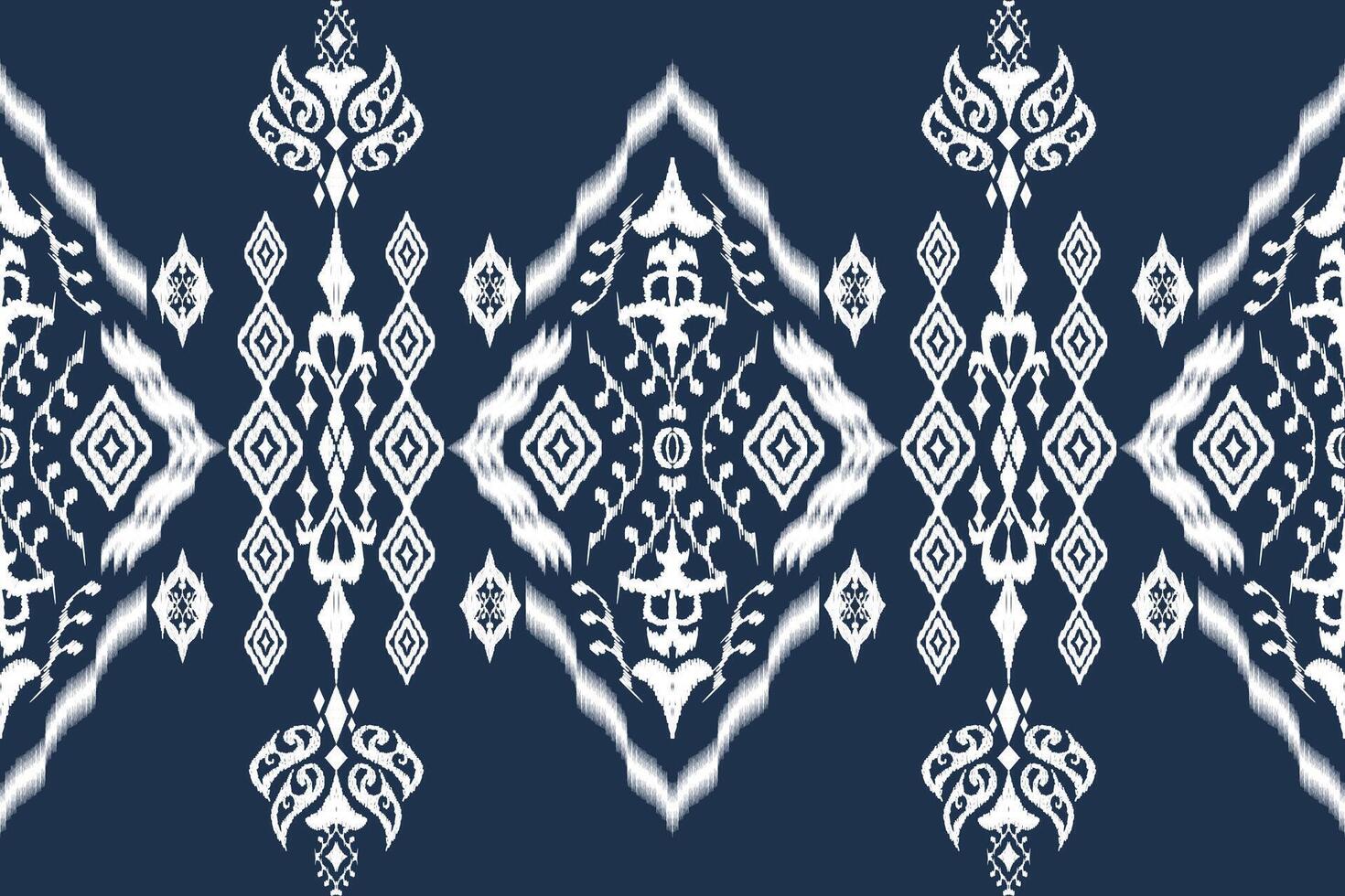 Ethnic Figure aztec embroidery style.Geometric ikat oriental traditional art pattern.Design for ethnic background,wallpaper,fashion,clothing,wrapping,fabric,element,sarong,graphic,vector illustration. vector