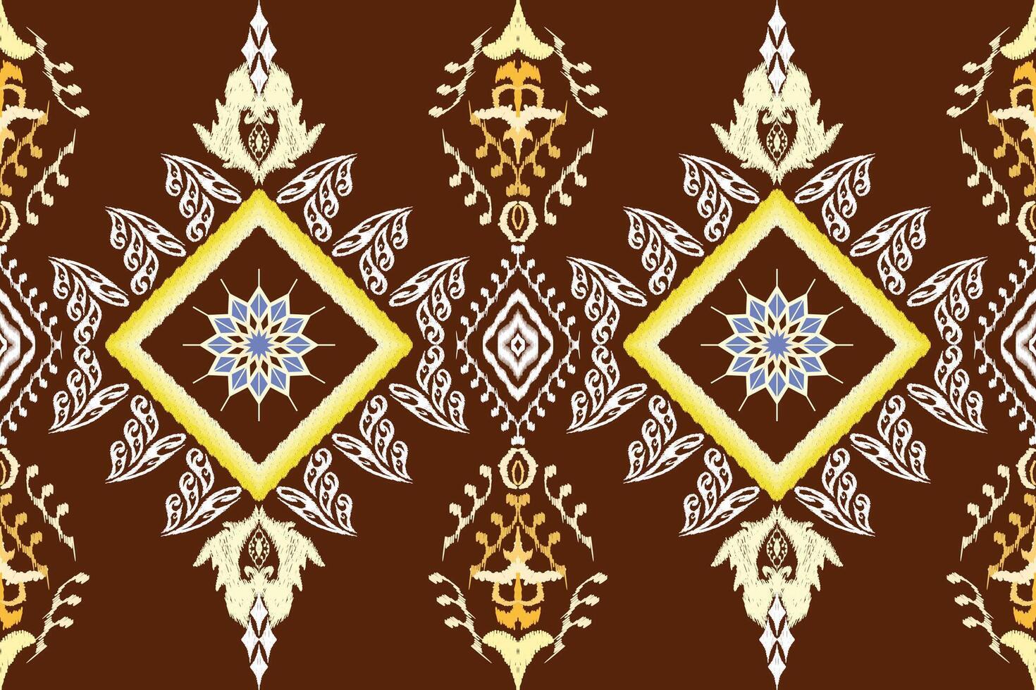 Ethnic Figure aztec embroidery style.Geometric ikat oriental traditional art pattern.Design for ethnic background,wallpaper,fashion,clothing,wrapping,fabric,element,sarong,graphic,vector illustration. vector