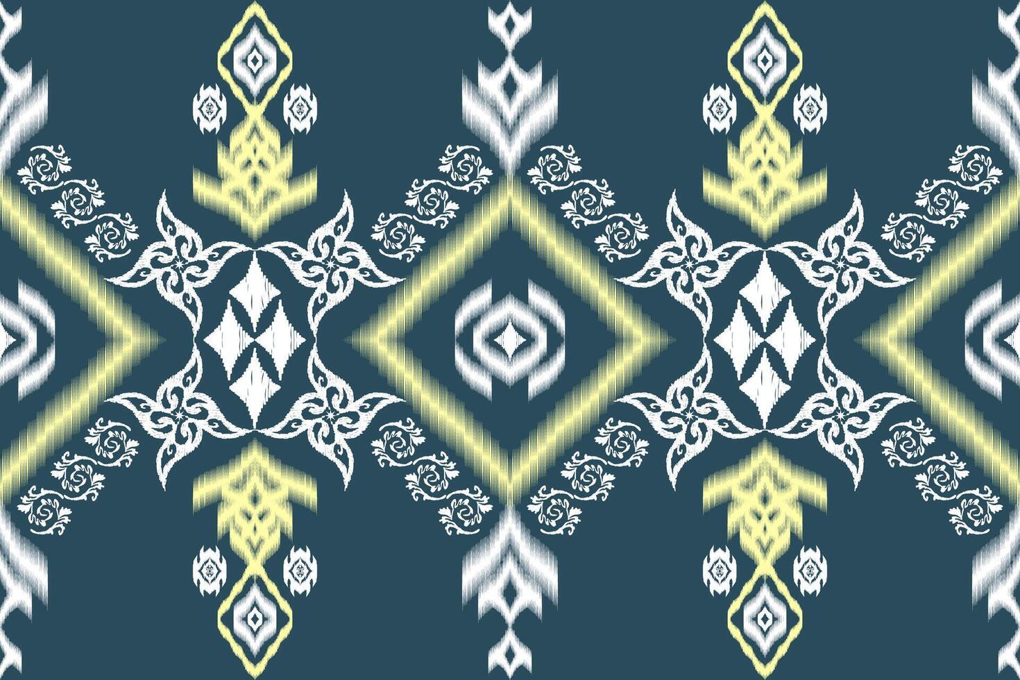 Ethnic Figure aztec embroidery style.Geometric ikat oriental traditional art pattern.Design for ethnic background,wallpaper,fashion,clothing,wrapping,fabric,element,sarong,graphic,vector illustration. vector