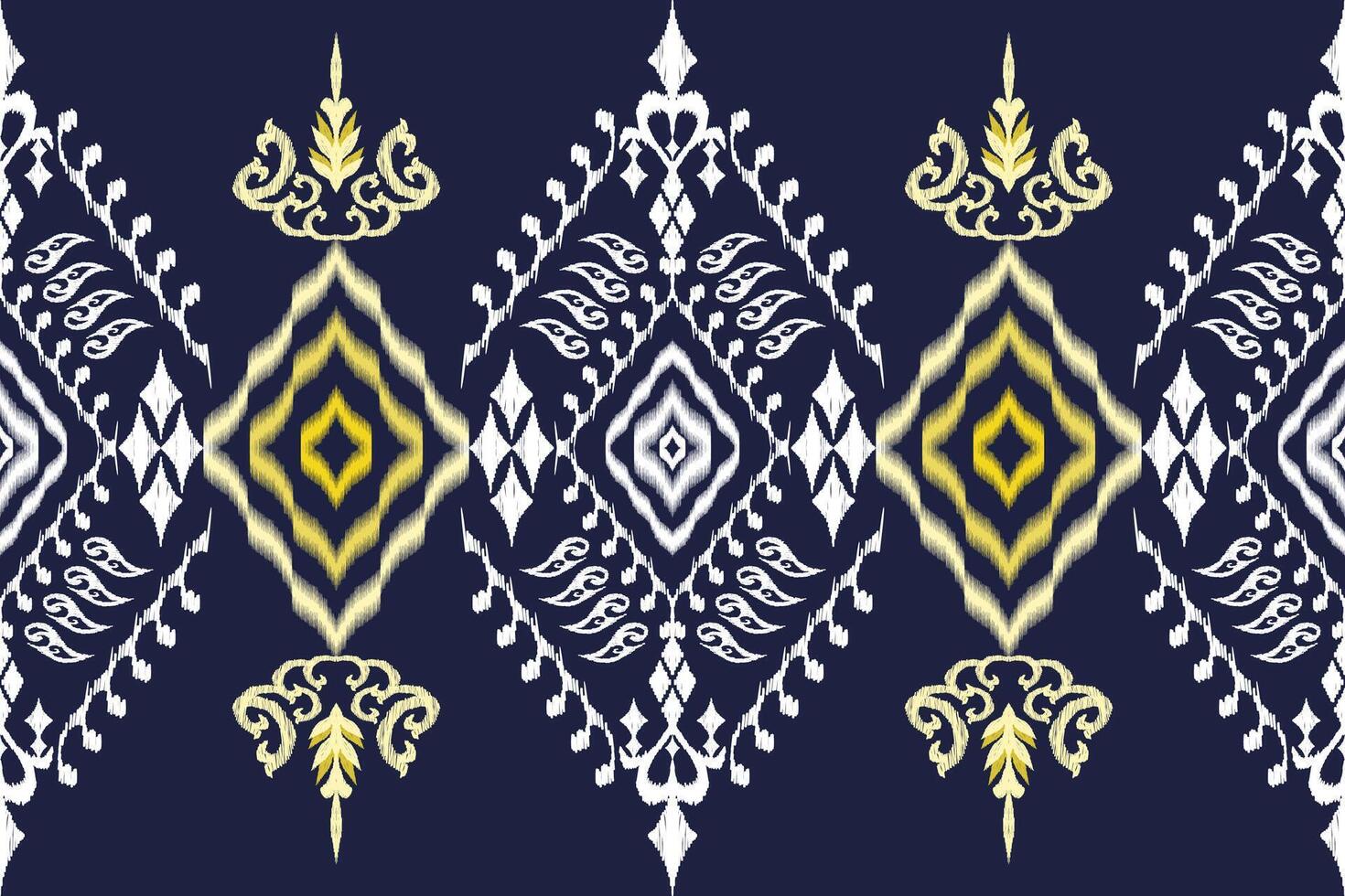 Ethnic Figure aztec embroidery style.Geometric ikat oriental traditional art pattern.Design for ethnic background,wallpaper,fashion,clothing,wrapping,fabric,element,sarong,graphic,vector illustration. vector