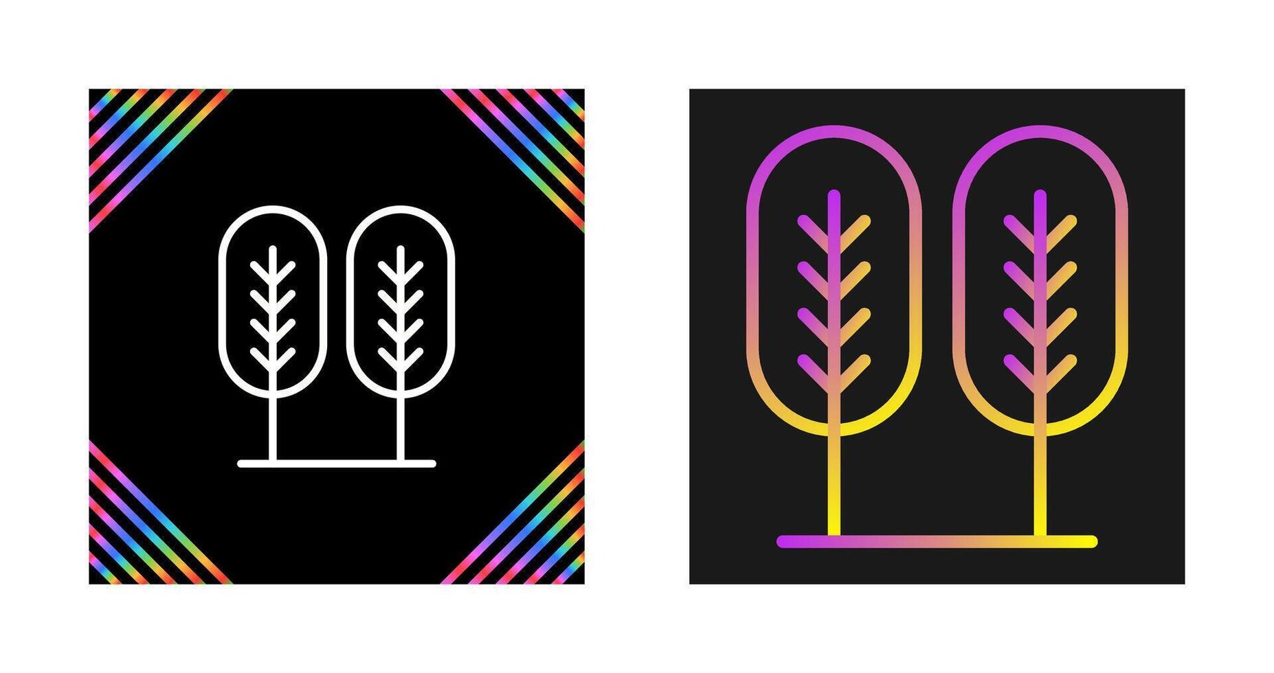 Birch tree Vector Icon