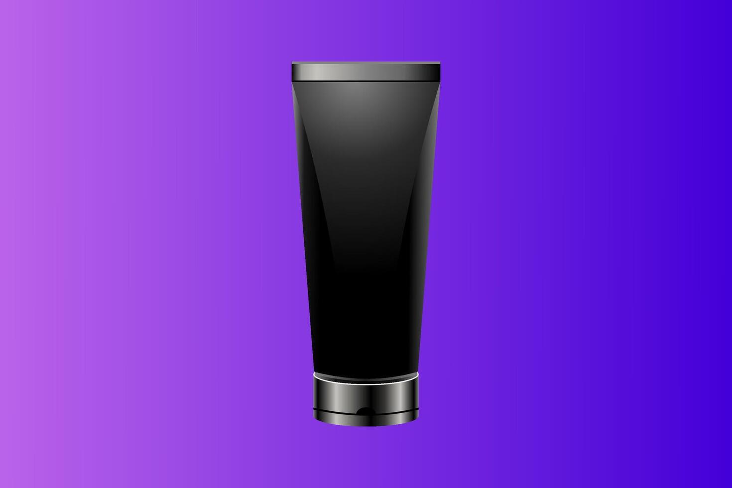 Cosmetics tube mockup cream and serum vector