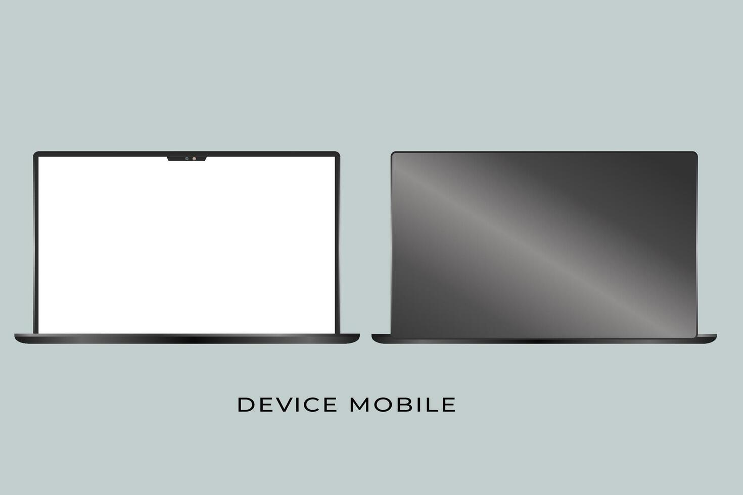 Smartphone prototype mockup vector