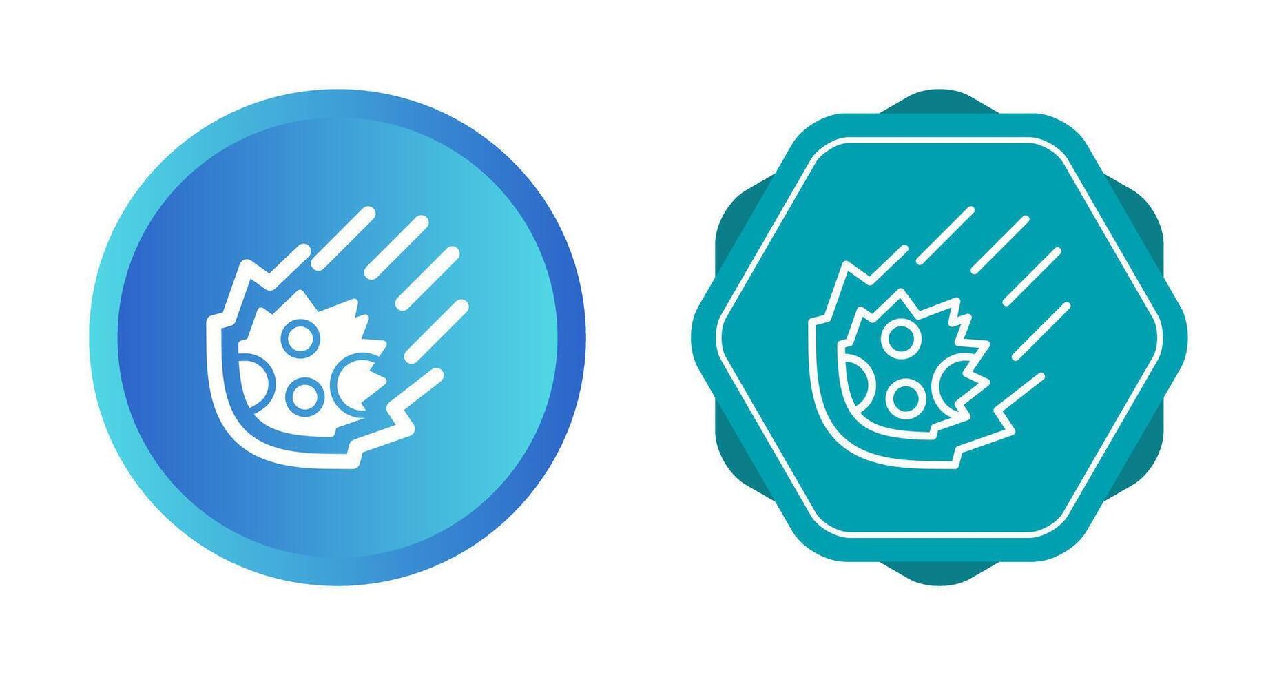 Meteor Vector Icon
