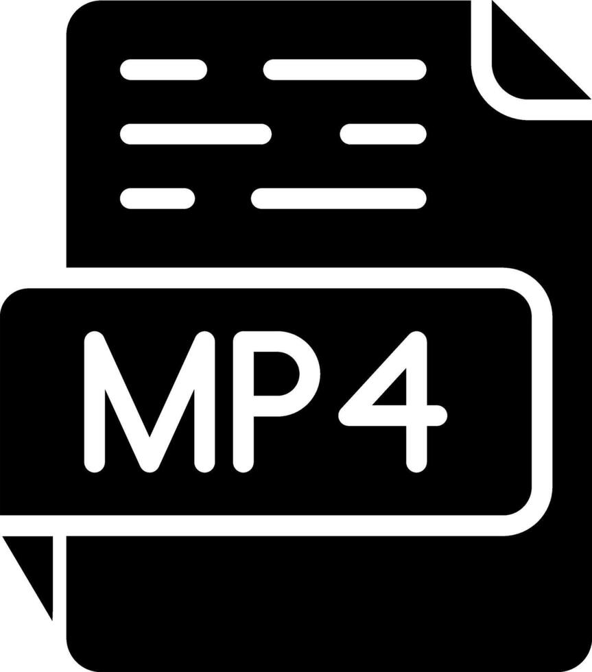 MP4 Vector Icon