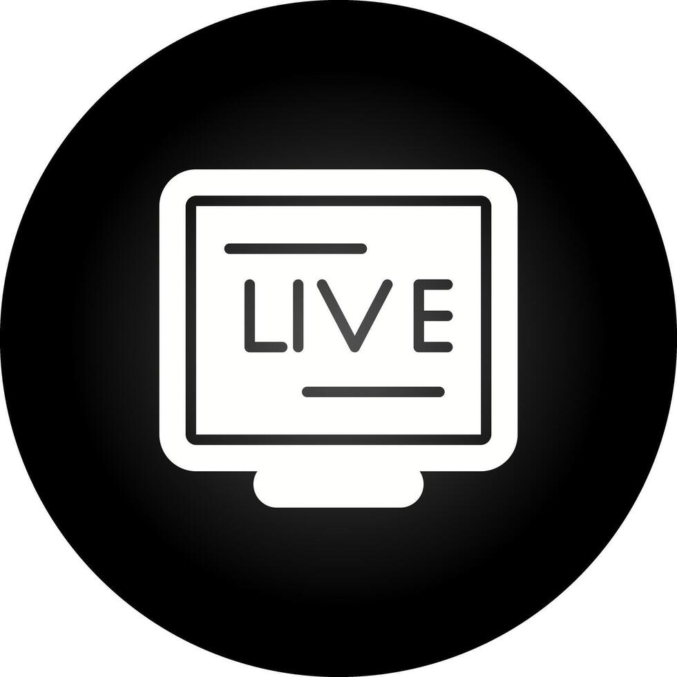 Live Stream Vector Icon