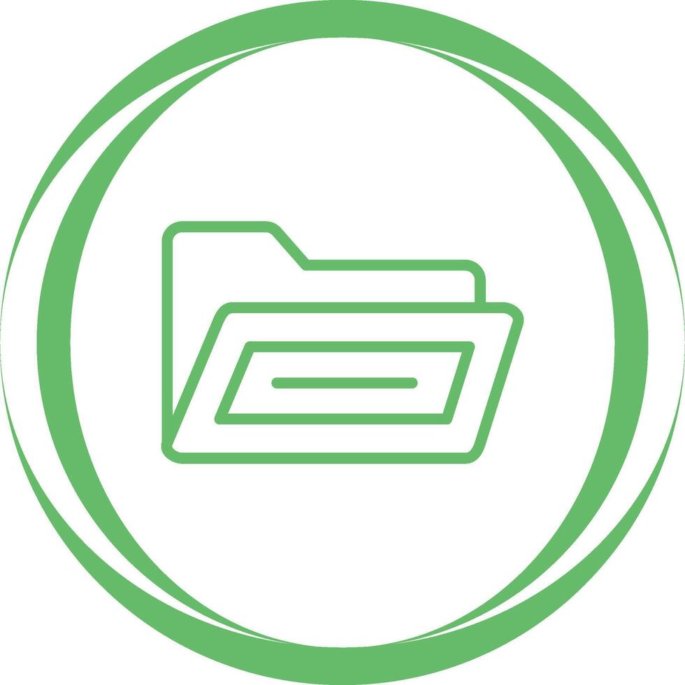 Open File Folder Vector Icon