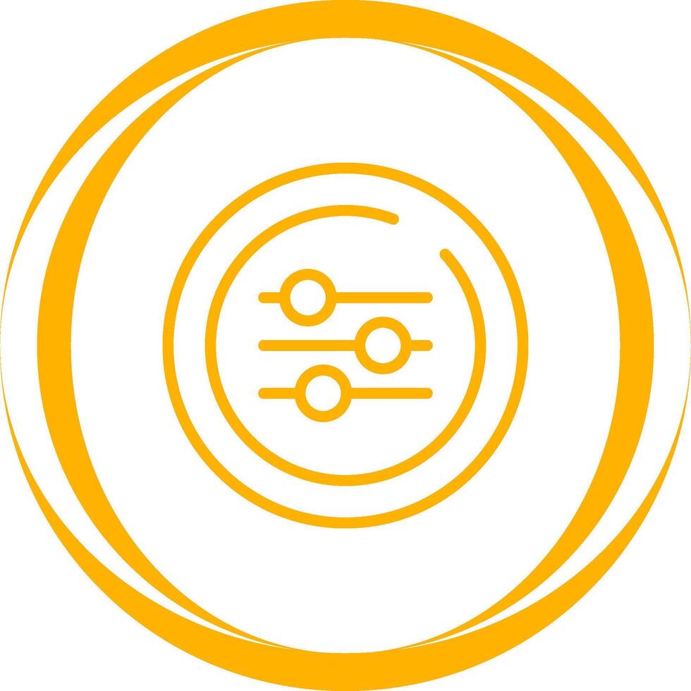 Equalizer Circle Vector Icon