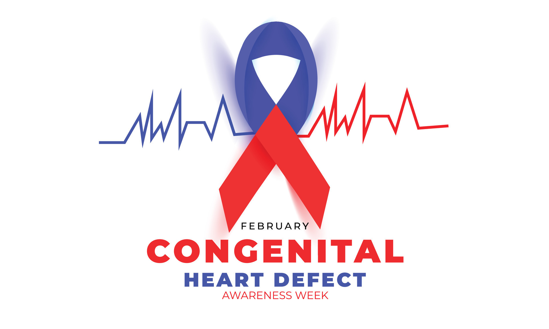 Congenital Heart Defect Awareness Week. background, banner, card, poster, template. Vector