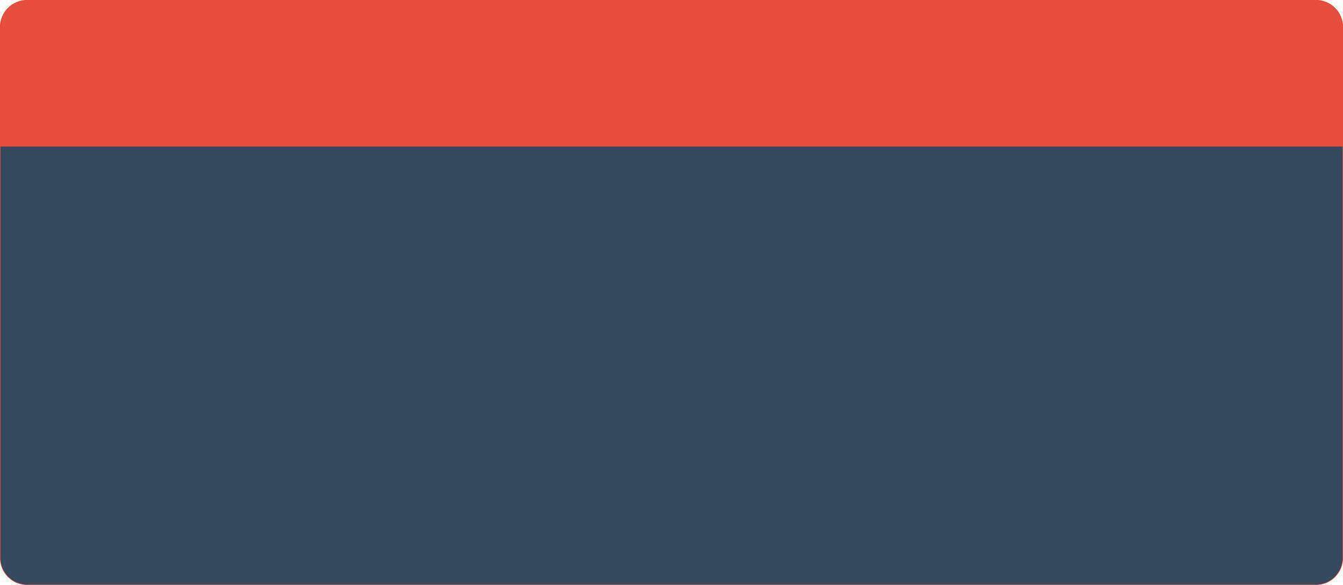 Red and dark blue background with copy space for text. Blank text box, text placeholder vector illustration background.