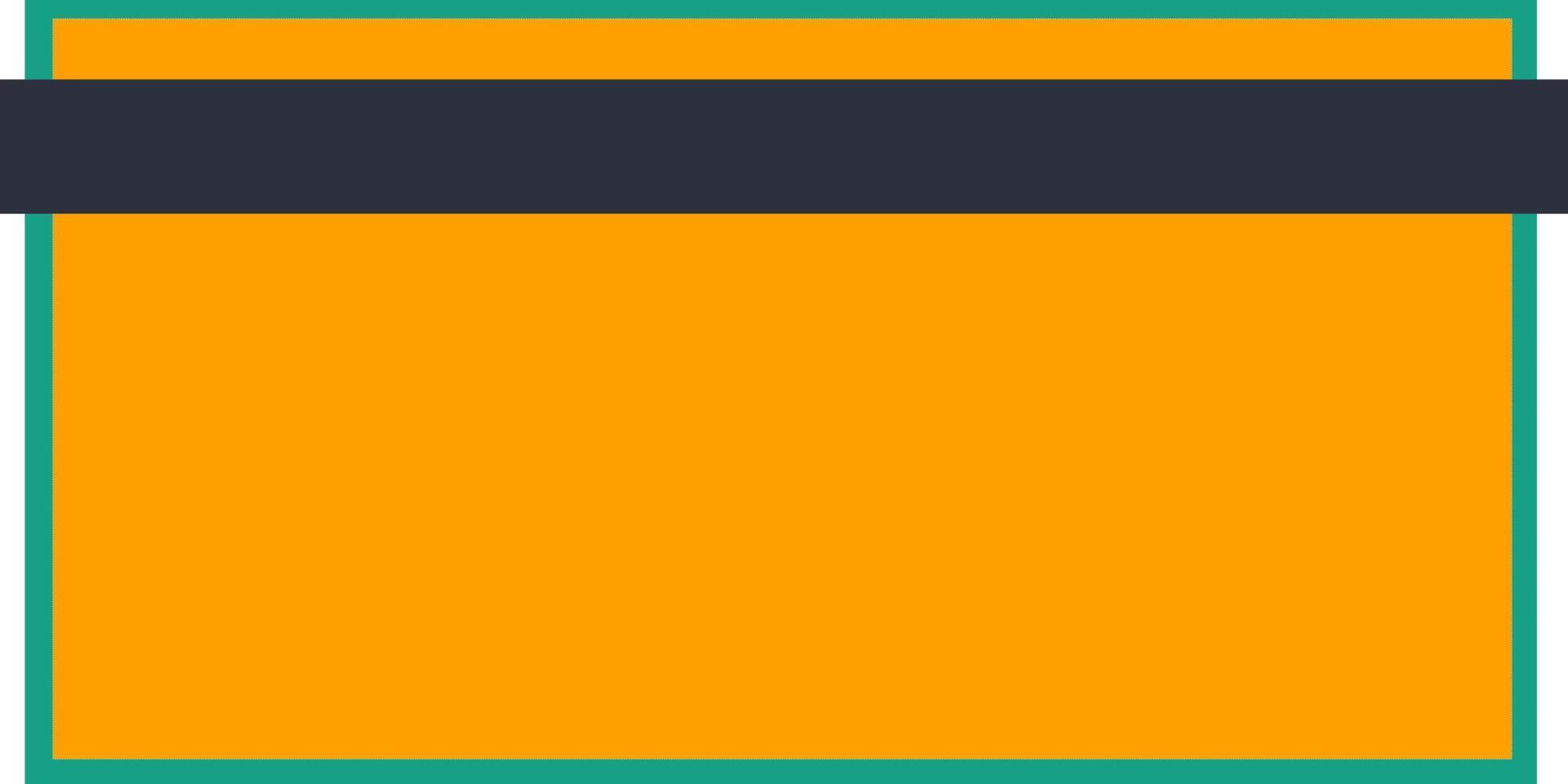 Yellow background with copy space for text. Blank text box, text placeholder vector illustration background.
