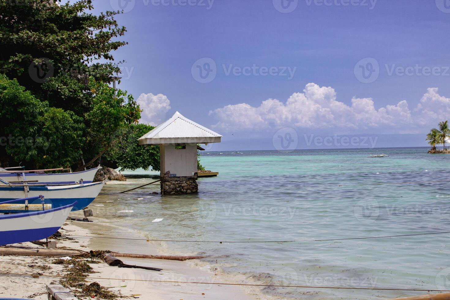 Paradise beach in Philippines photo