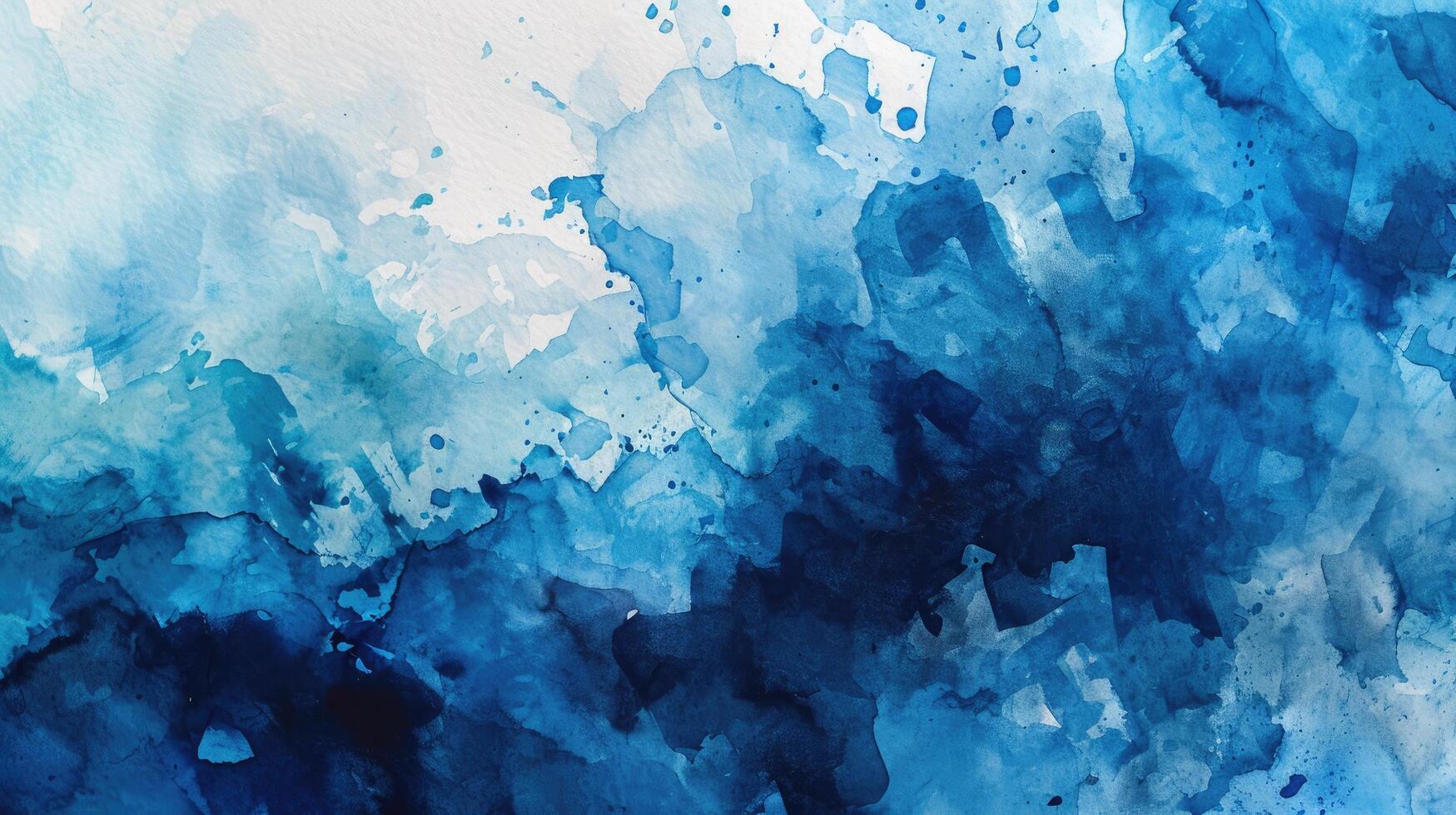AI generated Clear and calm watercolor backdrop photo