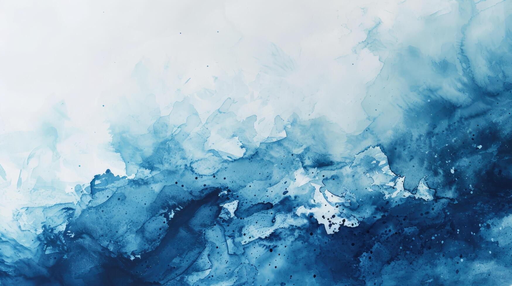 AI generated Polished blue watercolor backdrop photo