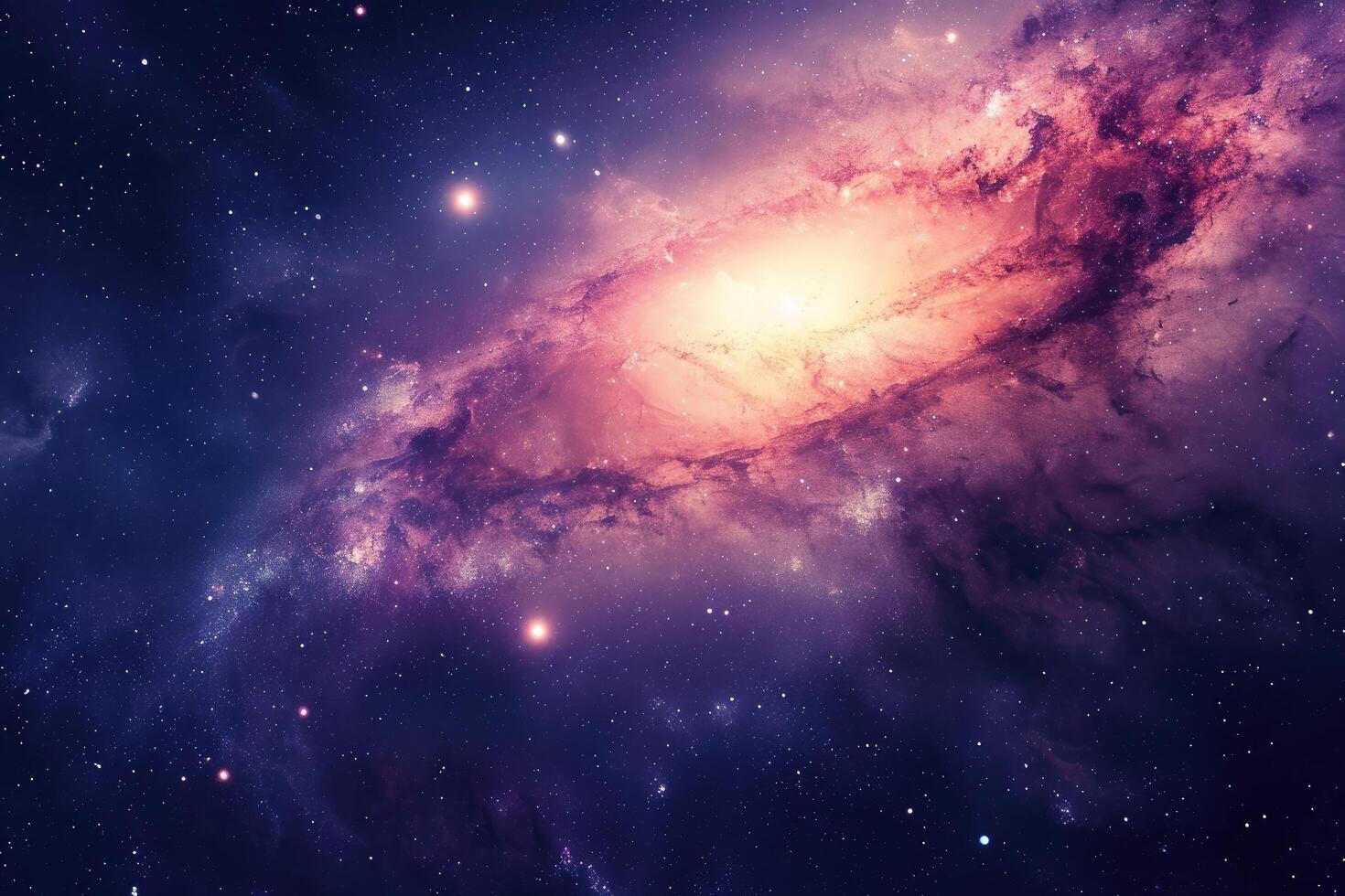 Spectacular space canvas photo