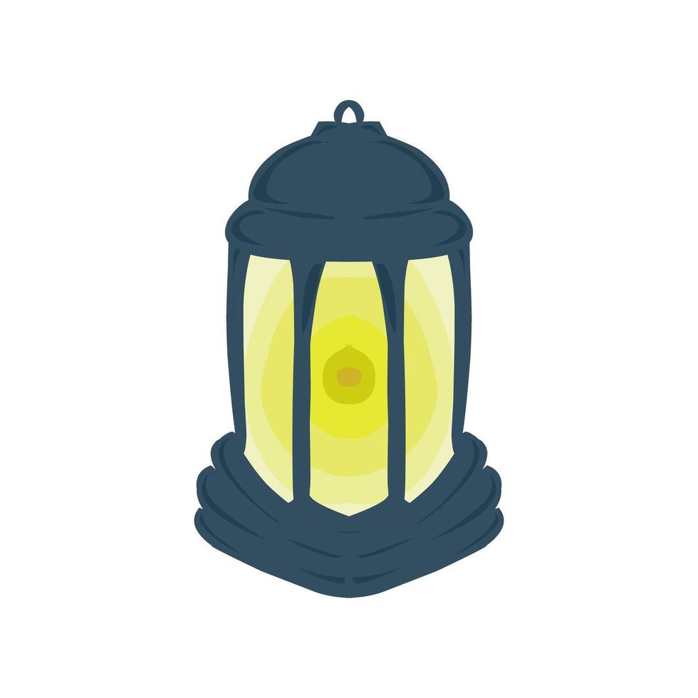 Lantern lamp design with Ramadan and Islamic holiday themes. Perfect for posters, banners, stickers, wallpapers, backgrounds vector