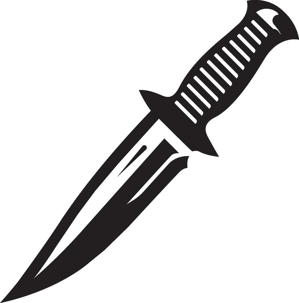 Silhouette Dagger Vector