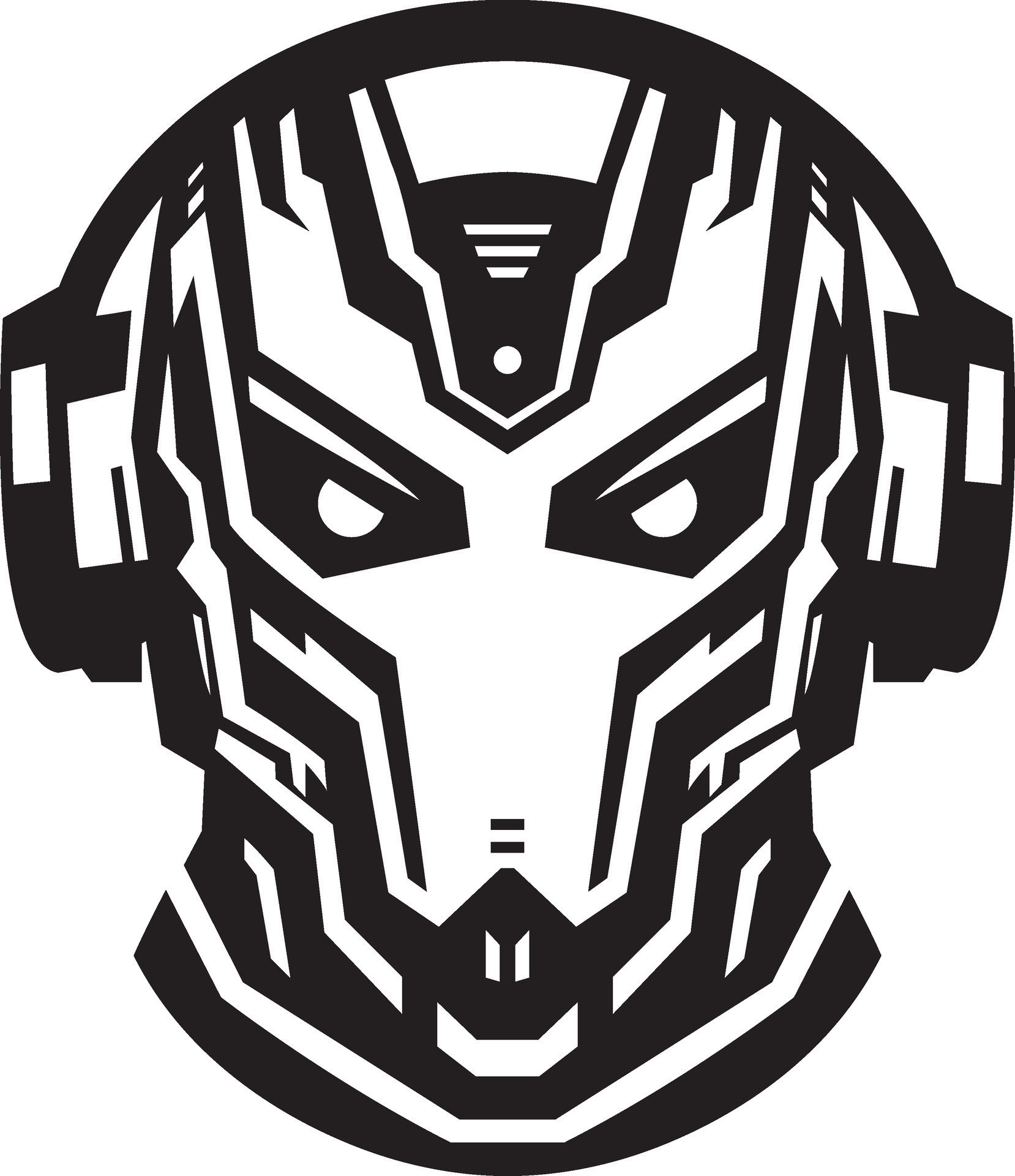 Robot Face Vector 38447394 Vector Art At Vecteezy Robot Face Vector 38447394 Vector Art At Vecteezy