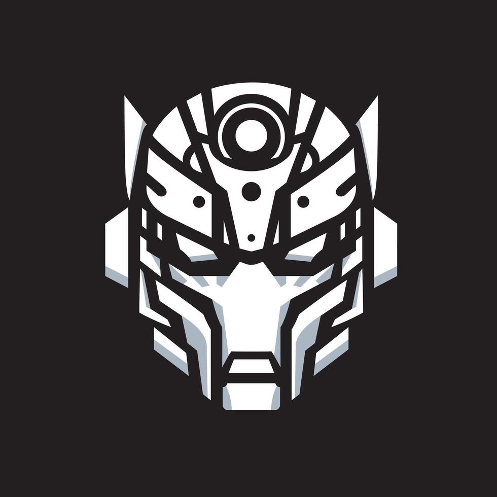 Robot Face Vector