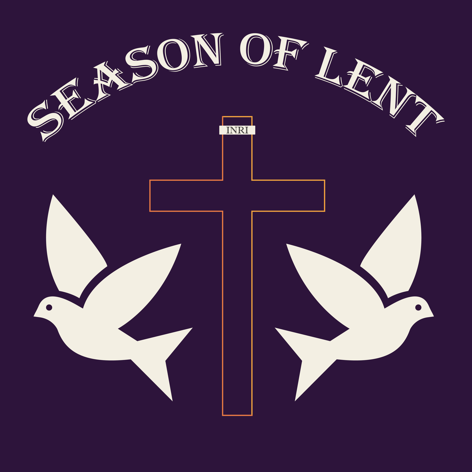 Season of Lent 38447406 Vector Art at Vecteezy