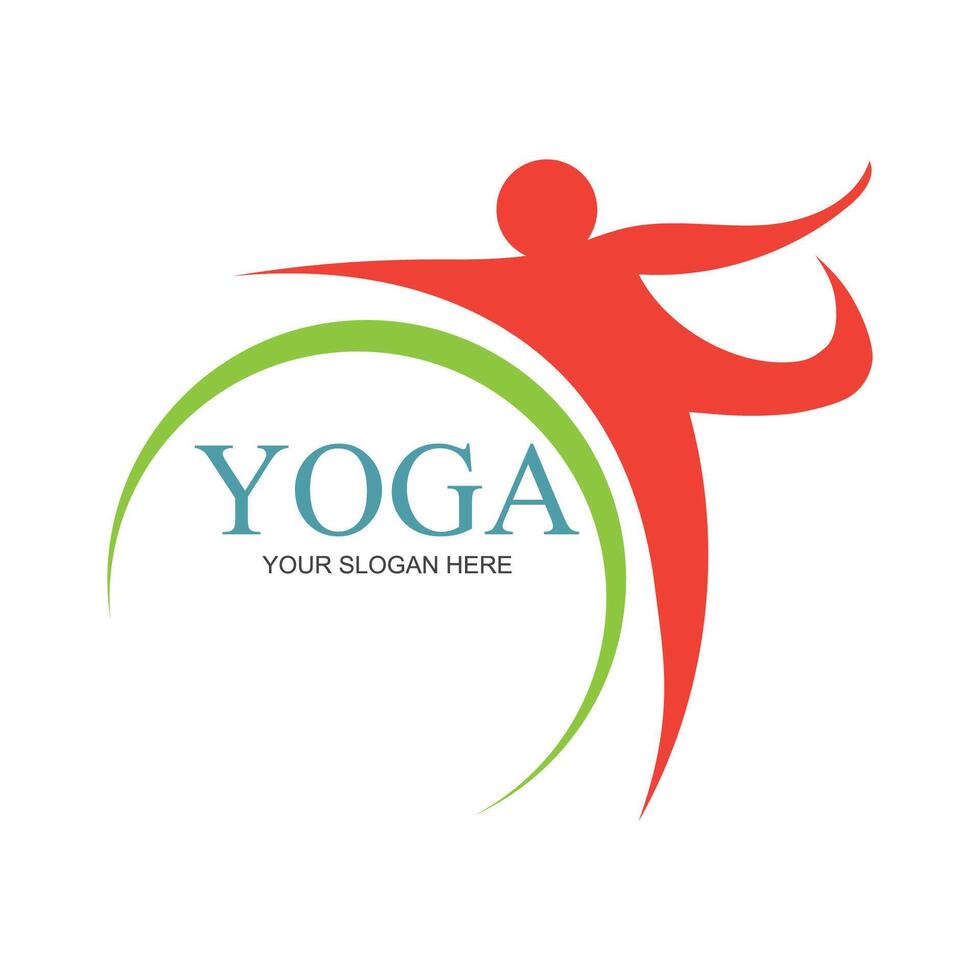 ilustración vector gráfico de yoga logo y símbolo Perfecto para tienda marcas, balnearios, aptitud física, salud, etc