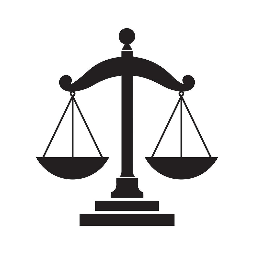 Scale icon. Law and justice theme. Isolated design. Vector illustration.