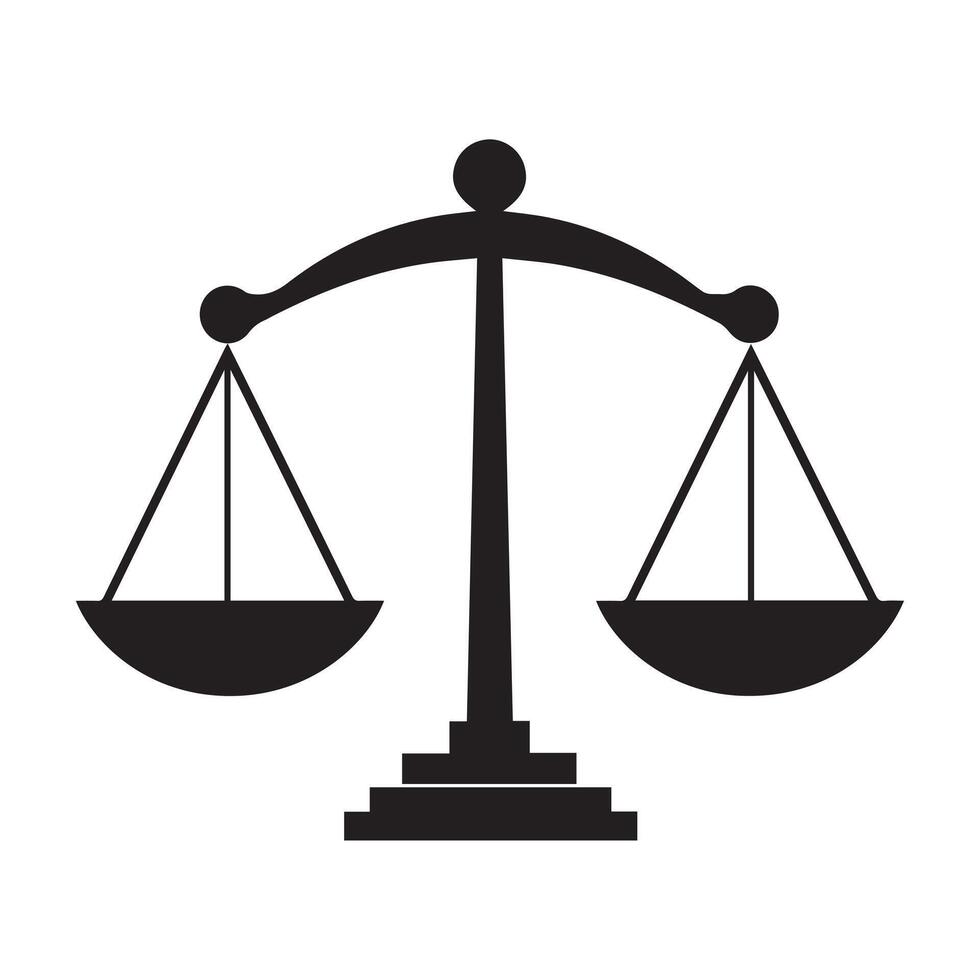 Scale icon. Law and justice theme. Isolated design. Vector illustration.