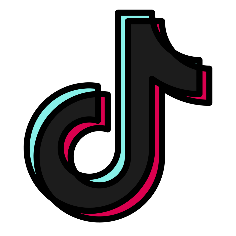 ai gegenereerd Tik tok logo png