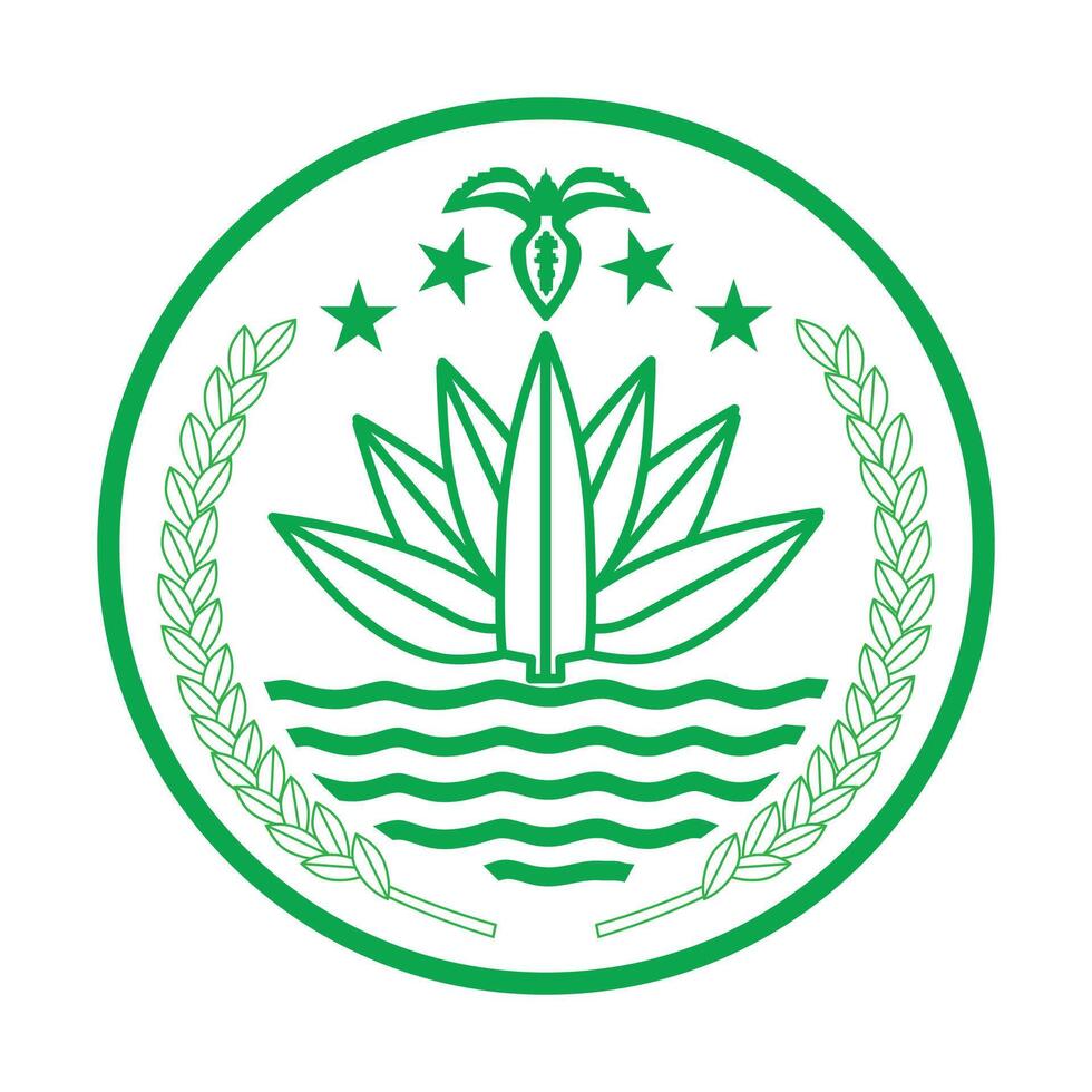 Bangladesh national emblem vector