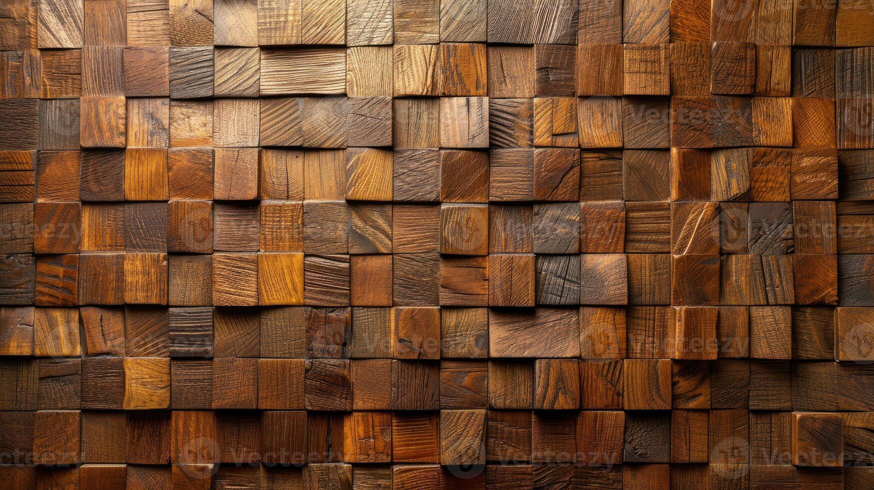 AI generated Capture the essence of craftsmanship with a woodworking wall surface featuring an artistic structure design, ideal for backgrounds, Ai Generated. photo