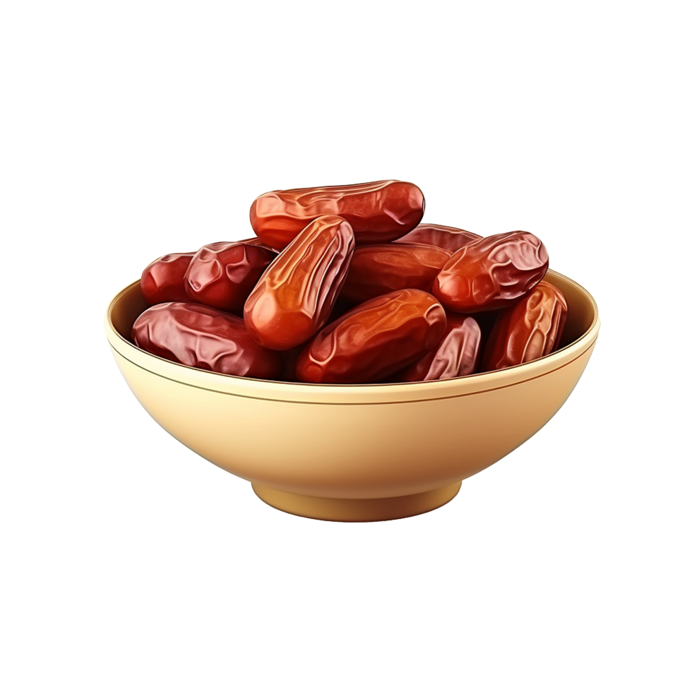 AI generated Ramadan dates png isolated on transparent background