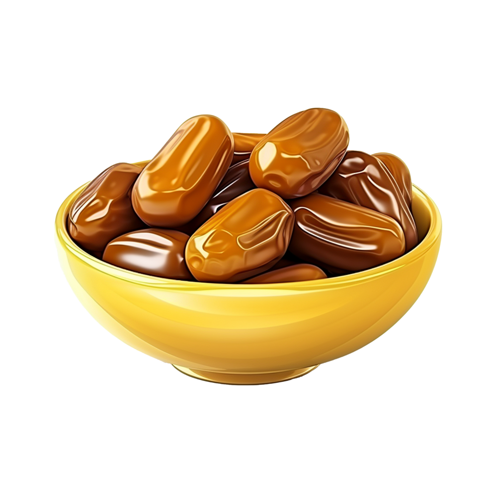 AI generated Ramadan dates png isolated on transparent background