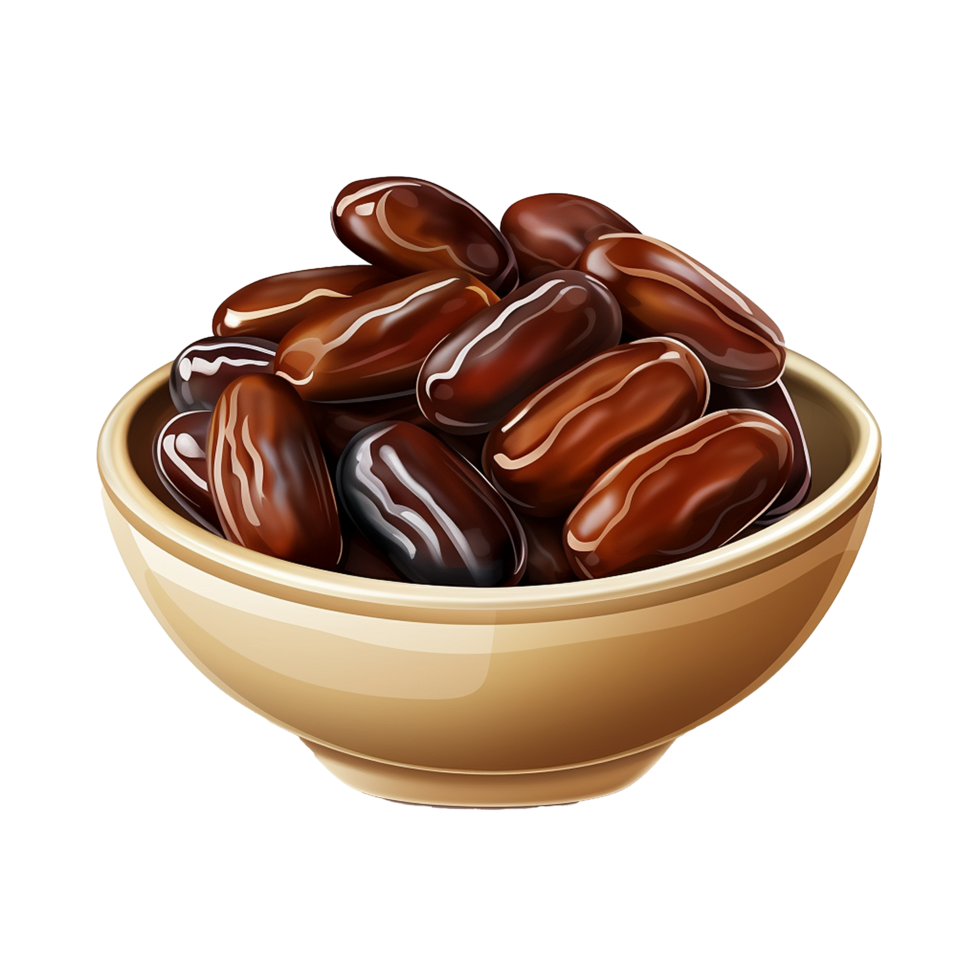 AI generated Ramadan dates png isolated on transparent background