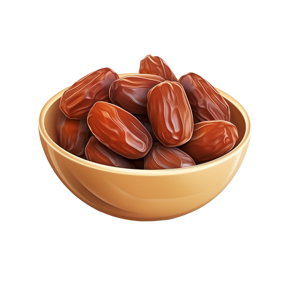 AI generated Ramadan dates png isolated on transparent background