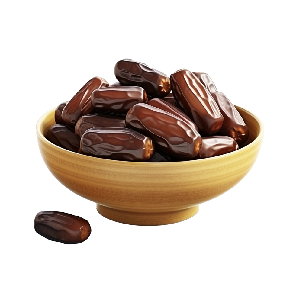 AI generated Ramadan dates png isolated on transparent background