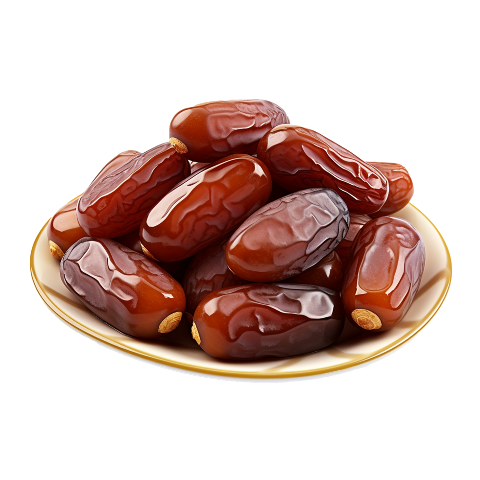 AI generated Ramadan dates png isolated on transparent background