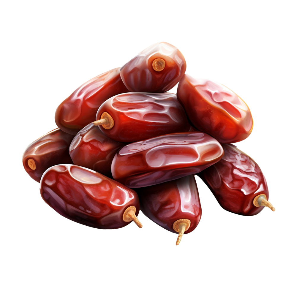 AI generated Ramadan dates png isolated on transparent background